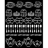 Stamperia Thick Stencil 20x25cm Alice Sweety (KSTD088) (OUTLET)