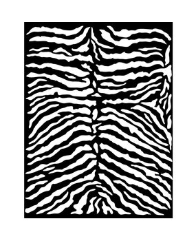 Stamperia Thick Stencil 20x25cm Savana Zebra Pattern (KSTD101) (OUTLET)