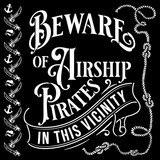 Stamperia Thick Stencil 30x30cm Lady Vagabond Lifestyle Pirates (KSTDG09) (OUTLET)