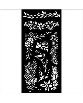 Stamperia The Owl's House Thick Stencil 20x25cm Branches (KSTDL127) (OUTLET)