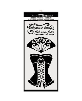 Stamperia Thick Stencil 12x25cm Corset (KSTDL39) (OUTLET)