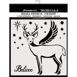 Stamperia Thick Stencil 18x18cm Deer (KSTDQ48) (OUTLET)