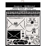 Stamperia Thick Stencil 18x18cm Letters (KSTDQ57) (OUTLET)