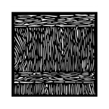 Stamperia Sunflower Art Thick Stencil 18x18cm Wood Texture (KSTDQ86) (OUTLET)