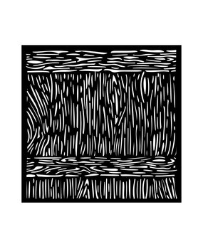 Stamperia Sunflower Art Thick Stencil 18x18cm Wood Texture (KSTDQ86) (OUTLET)