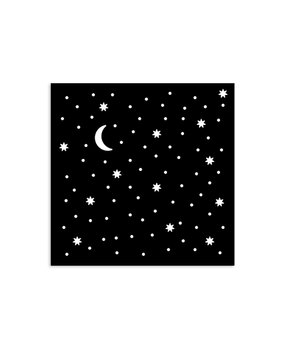 Stamperia Alice in Christmas Thick Stencil 12x12cm Stars and Moon (KSTDS57) (OUTLET)
