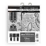 Stamperia Venice City of Art Stencil Selection (8pcs) (KSTDX03) (OUTLET)