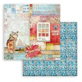 Stamperia Christmas Patchwork Cat 12x12 Inch Paper Sheets (10pcs) (SBB806) (OUTLET)