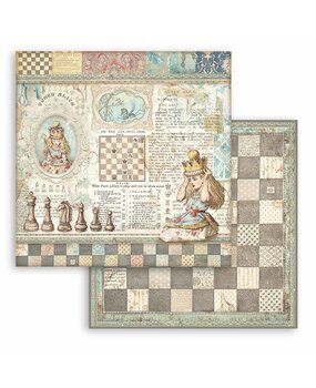 Stamperia Alice Queen Alice 12x12 Inch Paper Sheets (10pcs) (SBB816) (OUTLET)