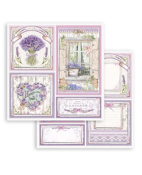 Stamperia Provence Cards 12x12 Inch Paper Sheets (10pcs) (SBB849) (OUTLET)