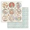 Stamperia Christmas Greetings 12x12 Inch Paper Pack (SBBL137) (OUTLET)
