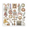 Stamperia Lady Vagabond Lifestyle 12x12 Inch Paper Pack (SBBL98) (OUTLET)
