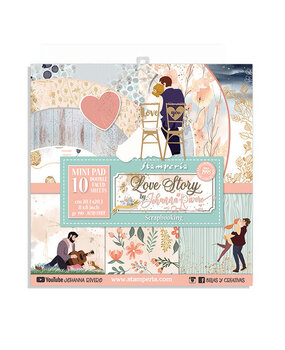 Stamperia Love Story 8x8 Inch Paper Pack (SBBS22) (OUTLET)