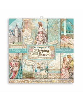 Stamperia Sleeping Beauty 8x8 Inch Paper Pack (SBBS38) (OUTLET)