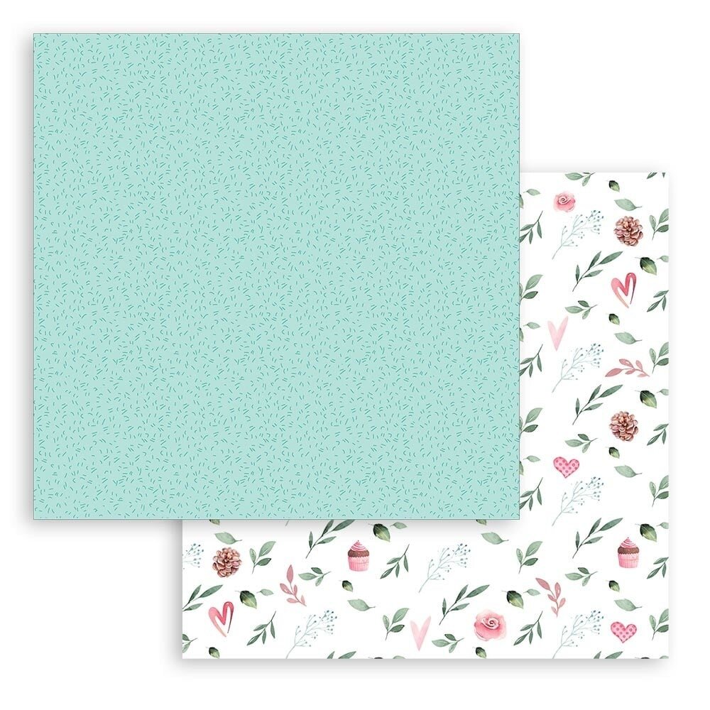 Stamperia Christmas Rose 8x8 Inch Paper Pack (SBBS45) (OUTLET)