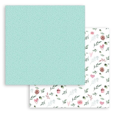 Stamperia Christmas Rose 8x8 Inch Paper Pack (SBBS45) (OUTLET)
