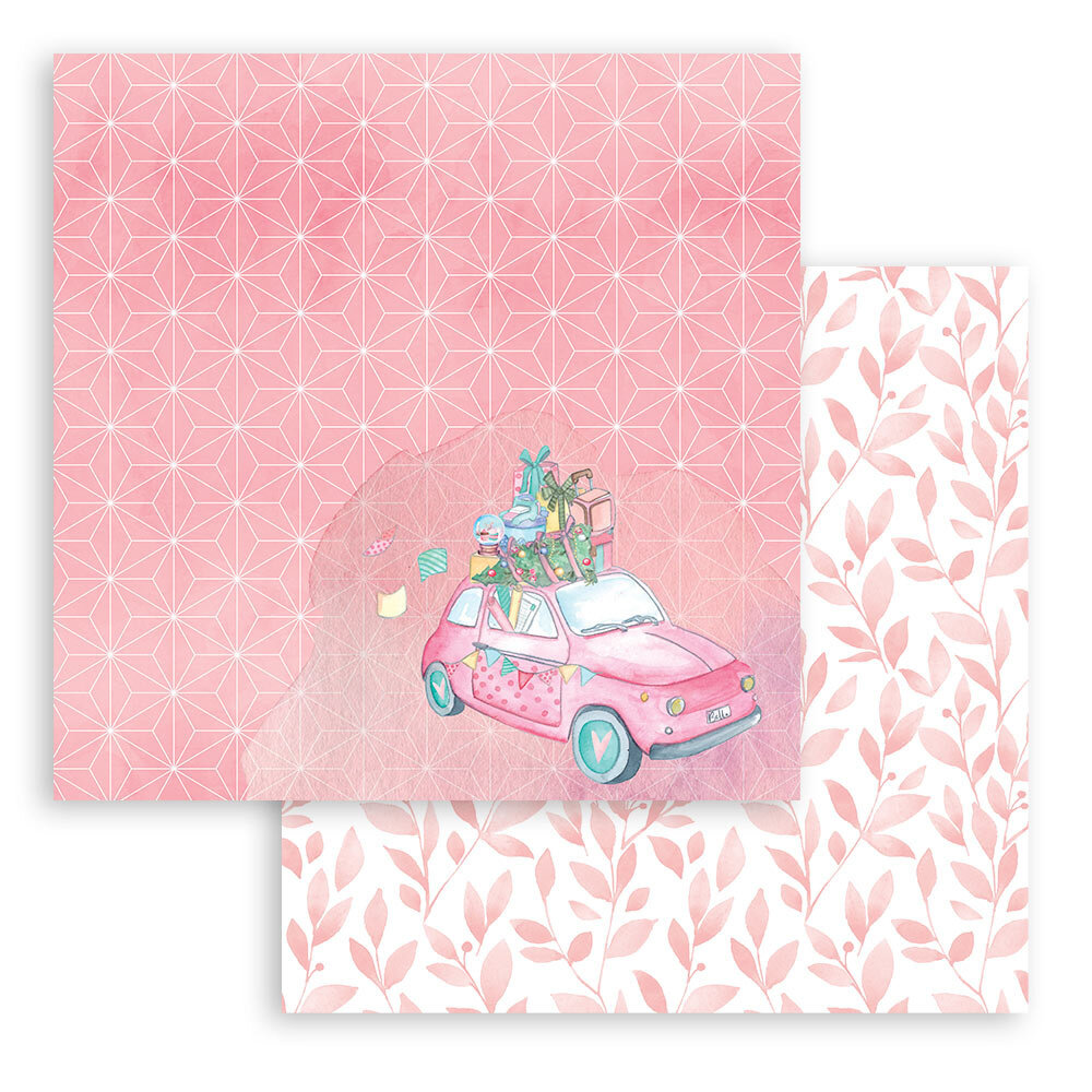 Stamperia Christmas Rose 8x8 Inch Paper Pack (SBBS45) (OUTLET)