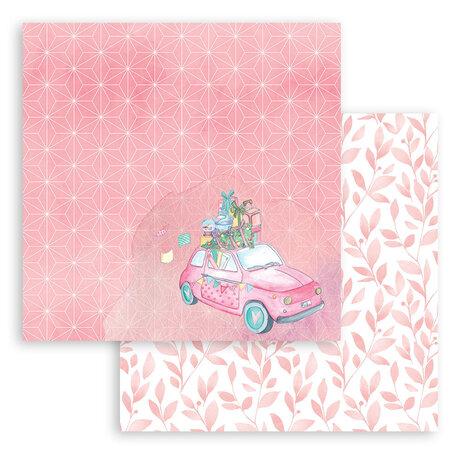 Stamperia Christmas Rose 8x8 Inch Paper Pack (SBBS45) (OUTLET)