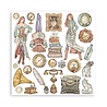 Stamperia Lady Vagabond Lifestyle 8x8 Inch Paper Pack (SBBS49) (OUTLET)