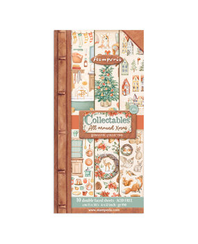 Stamperia All Around Christmas Collectables 6x12 Inch Paper Pack (SBBV24) (OUTLET)