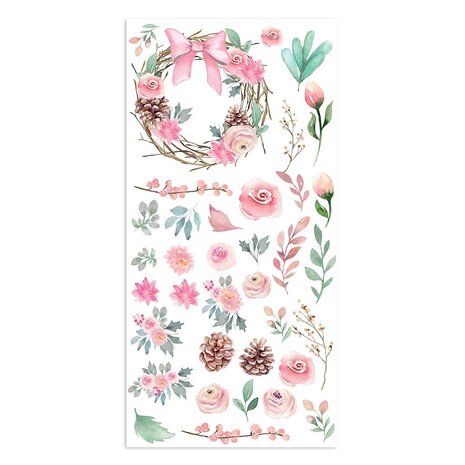 Stamperia Christmas Rose 6x12 Inch Paper Pack (SBBVB05) (OUTLET)
