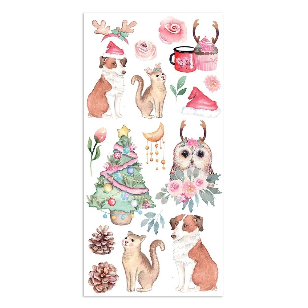 Stamperia Christmas Rose 6x12 Inch Paper Pack (SBBVB05) (OUTLET)