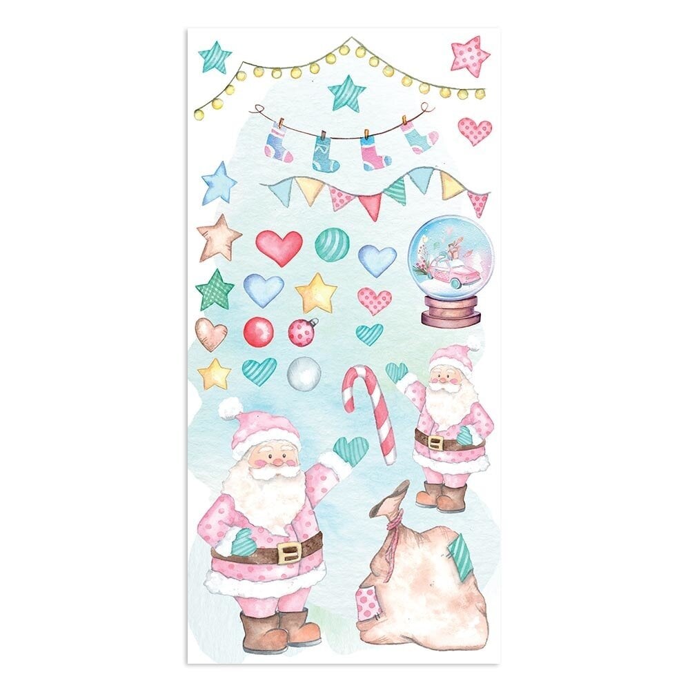 Stamperia Christmas Rose 6x12 Inch Paper Pack (SBBVB05) (OUTLET)