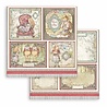 Stamperia Alice in Wonderland and Through the Looking Glass 12x12 Inch Maxi Paper Pack (SBBXL12) (OUTLET)