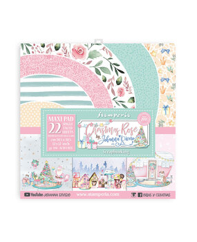 Stamperia Christmas Rose 12x12 Inch Maxi Paper Pack (SBBXLB12) (OUTLET)