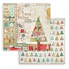 Stamperia Christmas Patchwork 6x6 Inch Paper Pack (SBBXS05) (OUTLET)