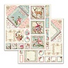 Stamperia Pink Christmas 6x6 Inch Paper Pack (SBBXS07) (OUTLET)