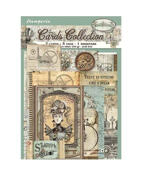 Stamperia Cards Collection Voyages Fantastiques (SBCARD03) (OUTLET)