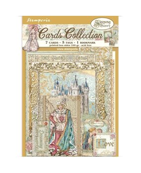 Stamperia Cards Collection Sleeping Beauty (SBCARD05) (OUTLET)