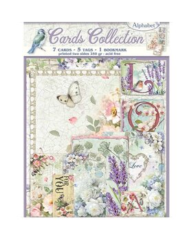 Stamperia Cards Collection Flower Alphabet (SBCARD06) (OUTLET)