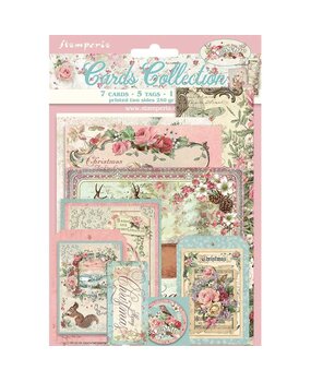 Stamperia Pink Christmas Cards (SBCARD08) (OUTLET)