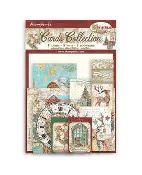 Stamperia Christmas Greetings Cards Collection (SBCARD18) (OUTLET)