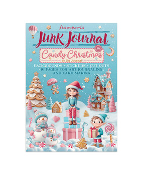 Stamperia Candy Christmas Junk Journal Backgrounds, Stickers, Cut-Outs (SBJK01) (OUTLET)