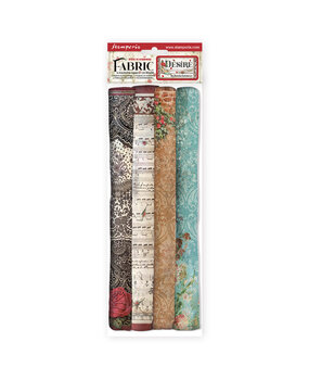 Stamperia Fabric Sheets 12x12 Inch Desire (4pcs) (SBPLT04) (OUTLET)