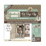 Stamperia Pop Up Kit 12x12 Inch Voyages Fantastiques Tunnel (SBPOP06) (OUTLET)