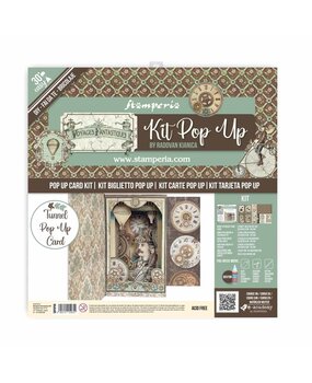 Stamperia Pop Up Kit 12x12 Inch Voyages Fantastiques Tunnel (SBPOP06) (OUTLET)