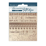 Stamperia Decorative Chips Savana Adventure (SCB129) (OUTLET)