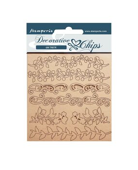 Stamperia Decorative Chips Desire Borders (SCB142) (OUTLET)