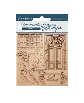 Stamperia Decorative Chips Desire Tango (SCB143) (OUTLET)