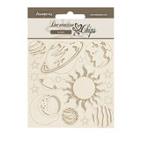 Stamperia Fortune Decorative Chips Planets (SCB223) (OUTLET)
