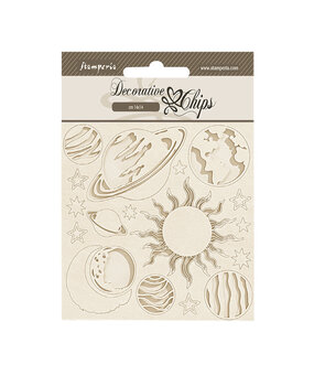 Stamperia Fortune Decorative Chips Planets (SCB223) (OUTLET)