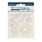 Stamperia Decorative Chips Amazonia Butterfly Tribal (SCB42) (OUTLET)