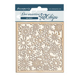 Stamperia Winter Tales Snowflakes Decorative Chips (SCB64) (OUTLET)