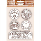 Stamperia Natural Rubber Stamp Lady Vagabond Lifestyle Enginess (WTKCC207) (OUTLET)