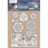 Stamperia Natural Rubber Stamp Cosmos Infinity Essence Symbols (WTKCC219) (OUTLET)