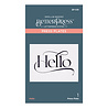 Spellbinders Hello Press Plate (BP-039) (OUTLET)